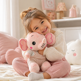 Elefante de peluche suave tamaño perfecto para abrazar