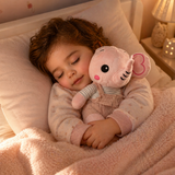 Elefante de peluche suave textura premium y diseño encantador