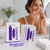 Tiras Blanqueadoras Moradas Smilekit