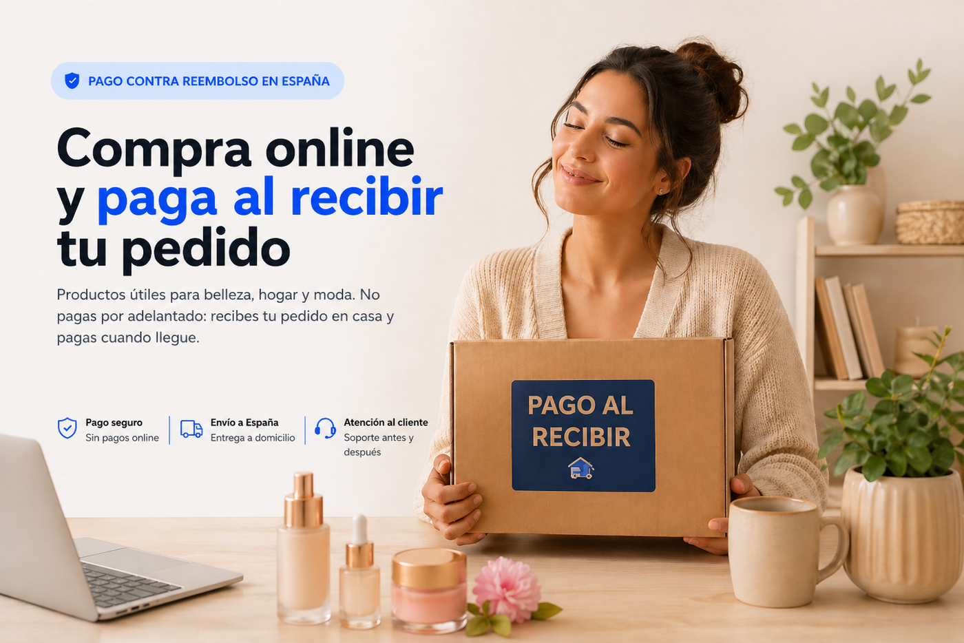 Compra online y paga al recibir tu pedido