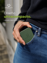 Power Bank magnético de carga rápida diseño compacto y portátil