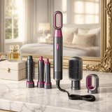 Cepillo eléctrico multifunción en tocador estilo de vida elegante