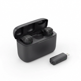 Micrófono lavalier doble inalámbrico compatible con iPhone