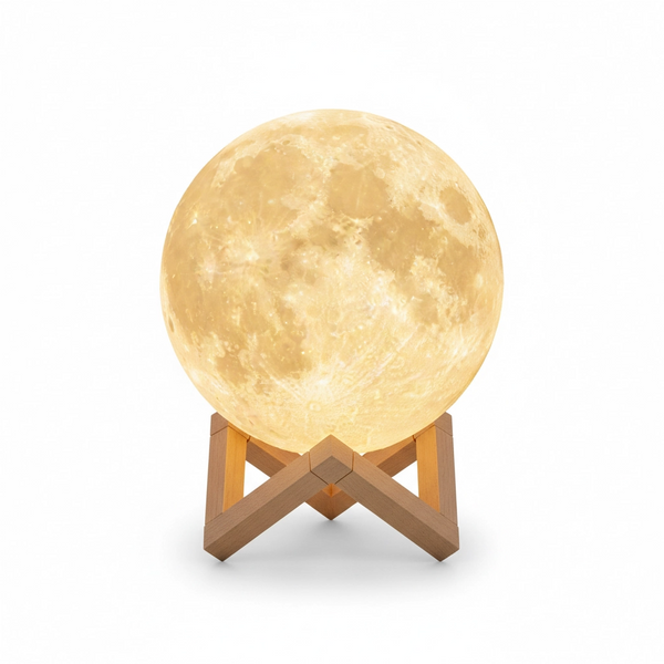 Lámpara Luna 3D con 16 Colores