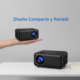 Proyector 4K diseño compacto y portátil para cualquier espacio